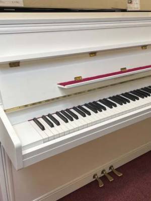 Piano mieten weiss matt