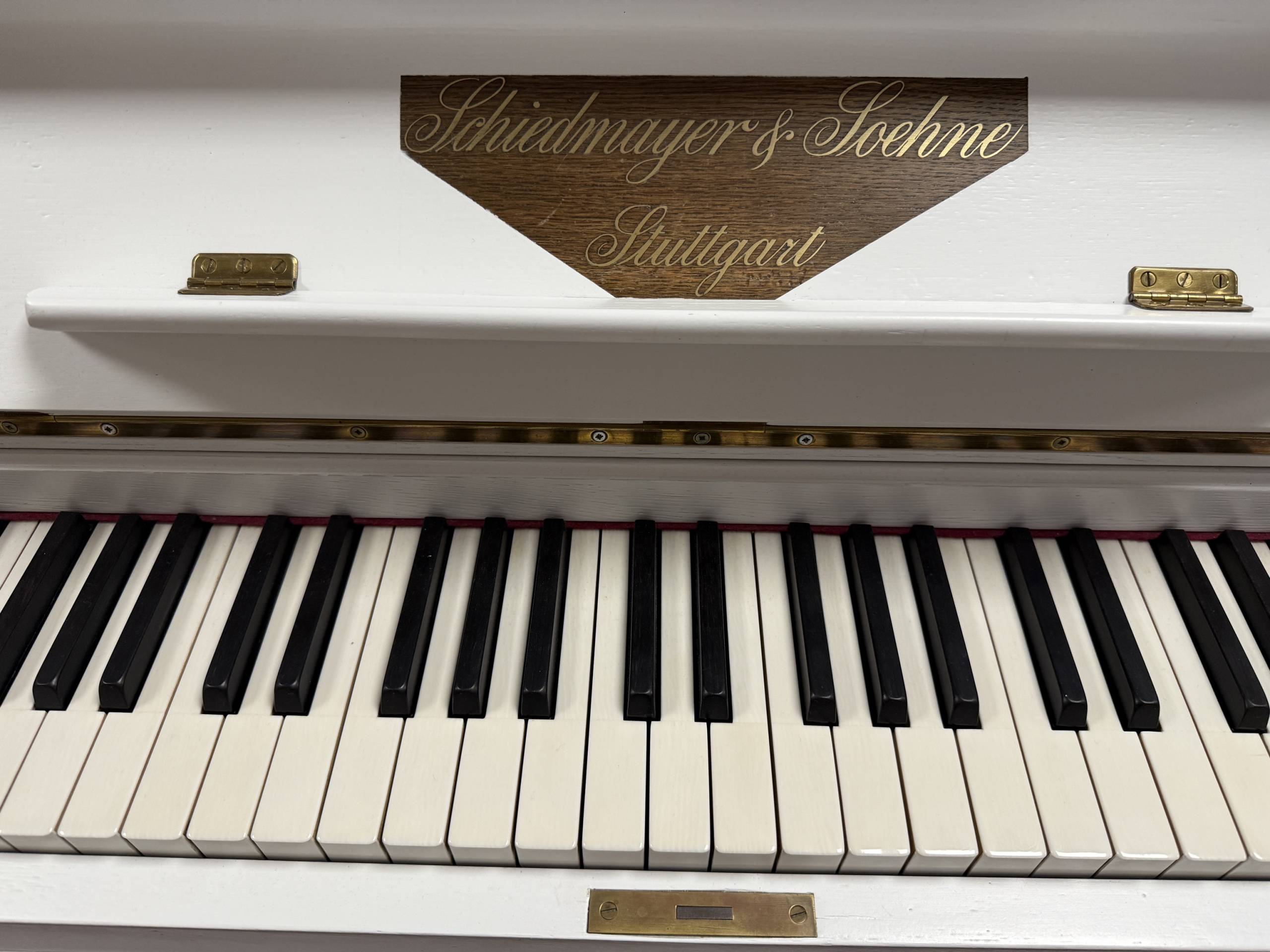Mietklavier<br>Schiedmayer & Söhne weiss matt – Bild 5