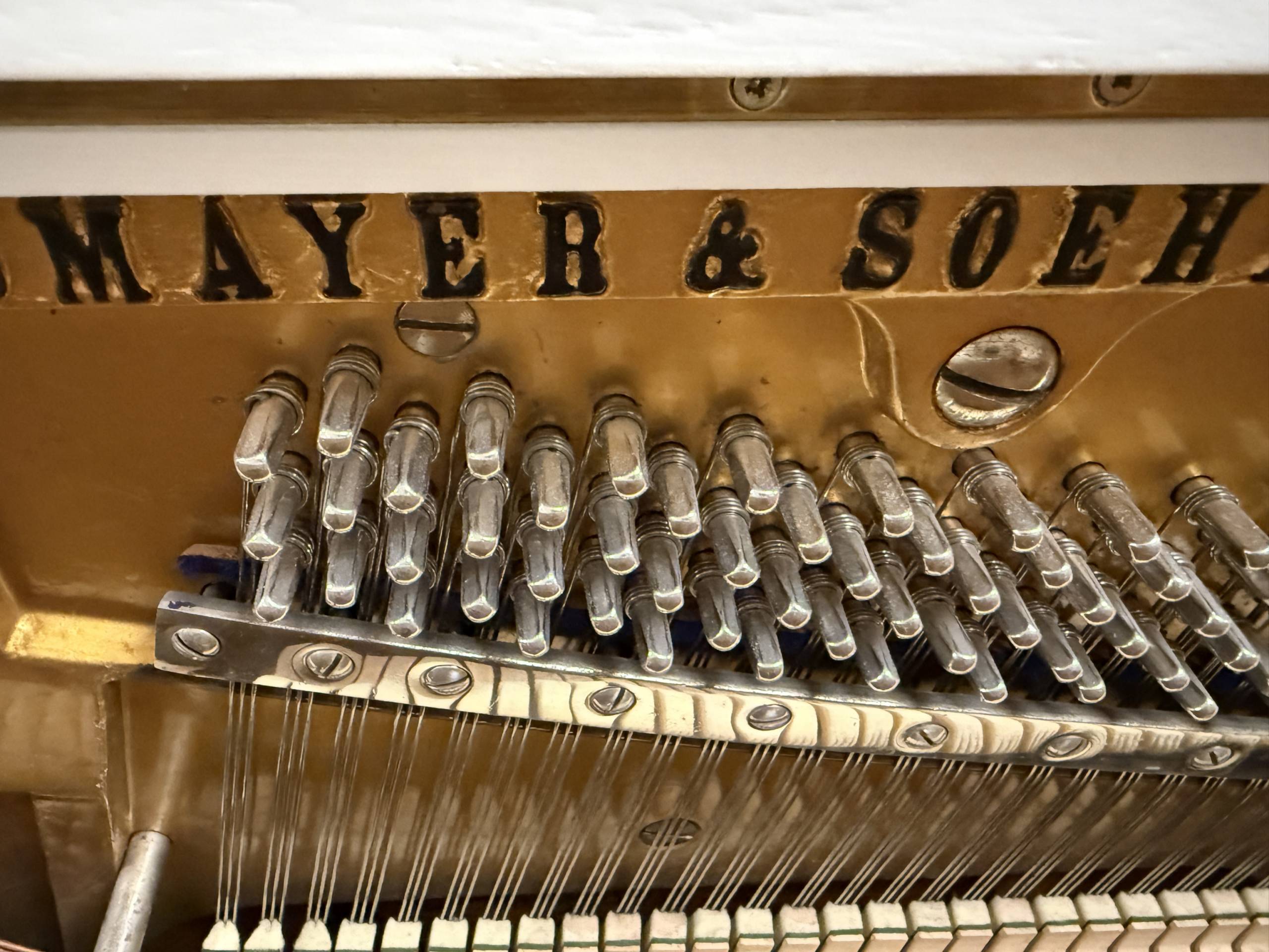 Mietklavier<br>Schiedmayer & Söhne weiss matt – Bild 2